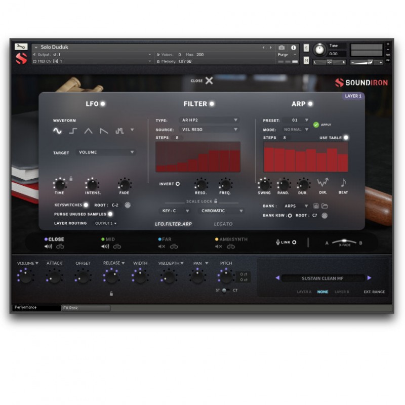 SOUNDIRON Solo Duduk - Biblioteka brzmień (do pobrania)
