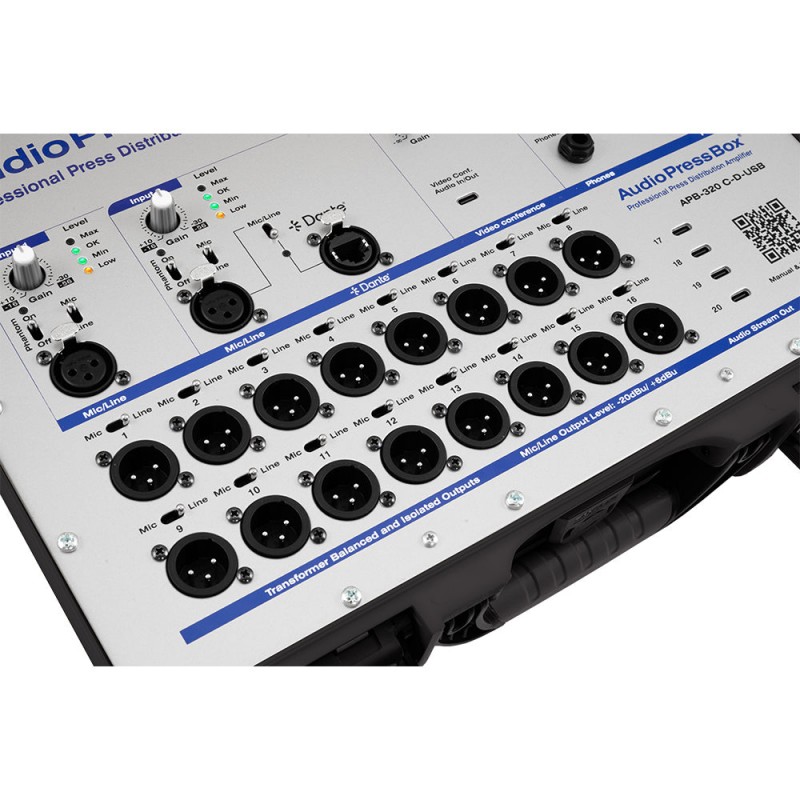 Audio Press Box APB-320 C-D-USB - Aktywny PressBox