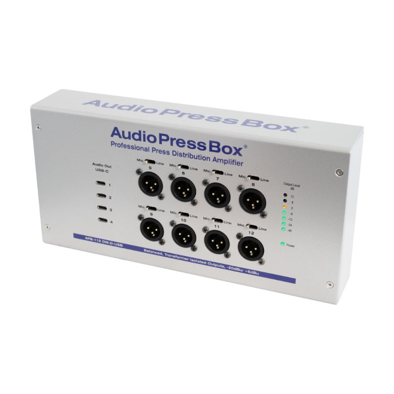 Audio Press Box APB-112 OW-D-USB - Aktywny PressBox ścienny