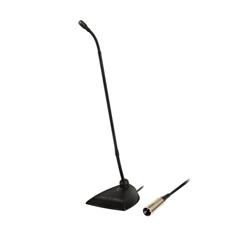 Shure MX 418D/S mikrofon pojemnościowy supercardioida - 1 - Gęsia szyja - Mikrofon pojemnościowy stołowy na gęsiej szyi, wzór po