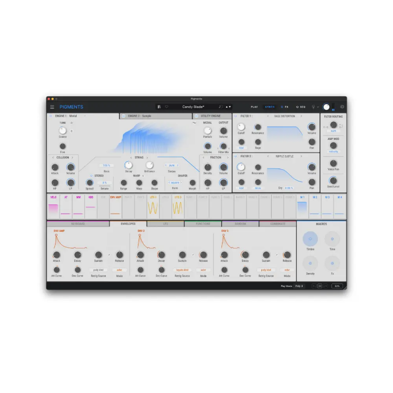Arturia Pigments 7 syntezator wirtualny - 2 - Instrumenty wirtualne - Arturia Pigments 7 to wszechstronny syntezator do sound de