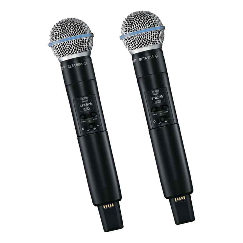 Shure SLXD24DE/B58 System bezprzewodowy - 4 - Zestawy bezprzewodowe doręczne - Shure SLXD24DE/B58 oferuje prezenterom i wykonawc