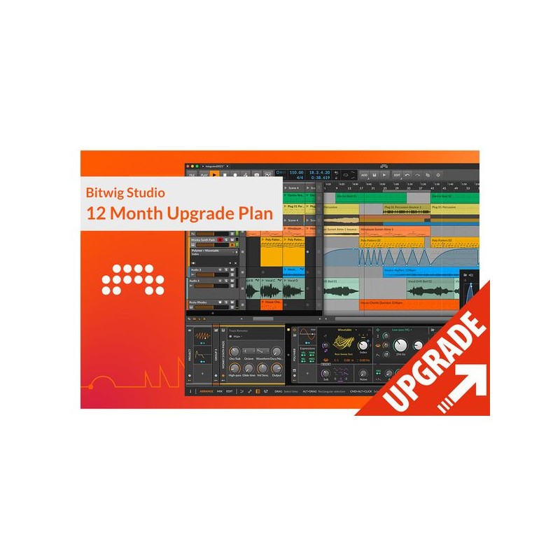 Bitwig Studio 12 Month Upgrade Plan - 1 - Upgrade - Bitwig Studio 12 Month Upgrade Plan