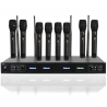 DNA RV-8 zestaw bezprzewodowy 8x mikrofon doręczny - 6 - Zestawy bezprzewodowe doręczne - DNA RV-8 zestaw bezprzewodowy 8x bater