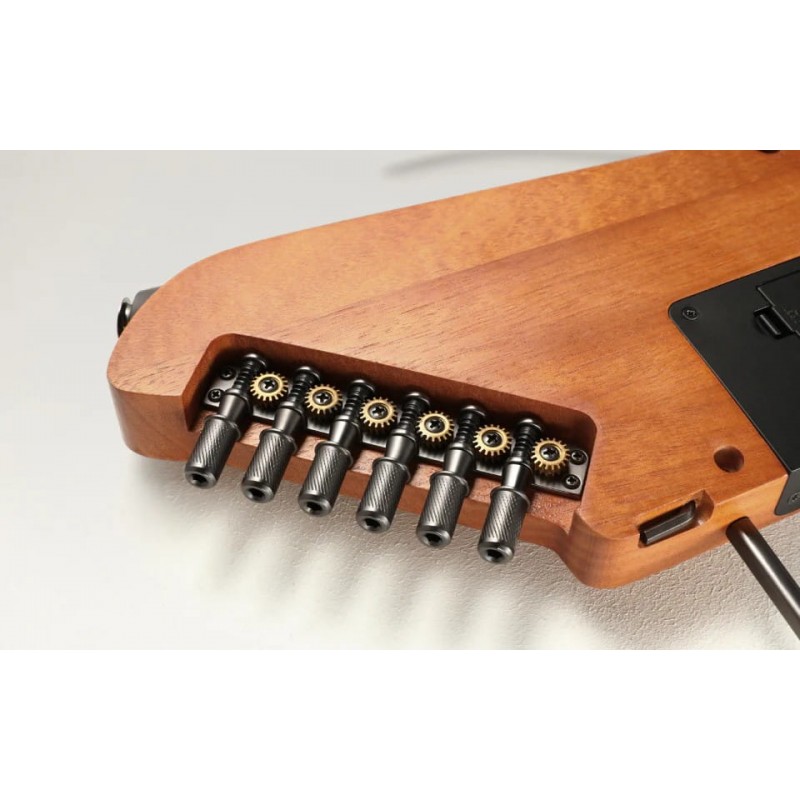 Donner HUSH-I  Mahogany Gitara elektroakustyczna EC1781 - 3 - Gitary e-akustyczne - Donner HUSH-I Mahogany to ultrakompaktowa i 