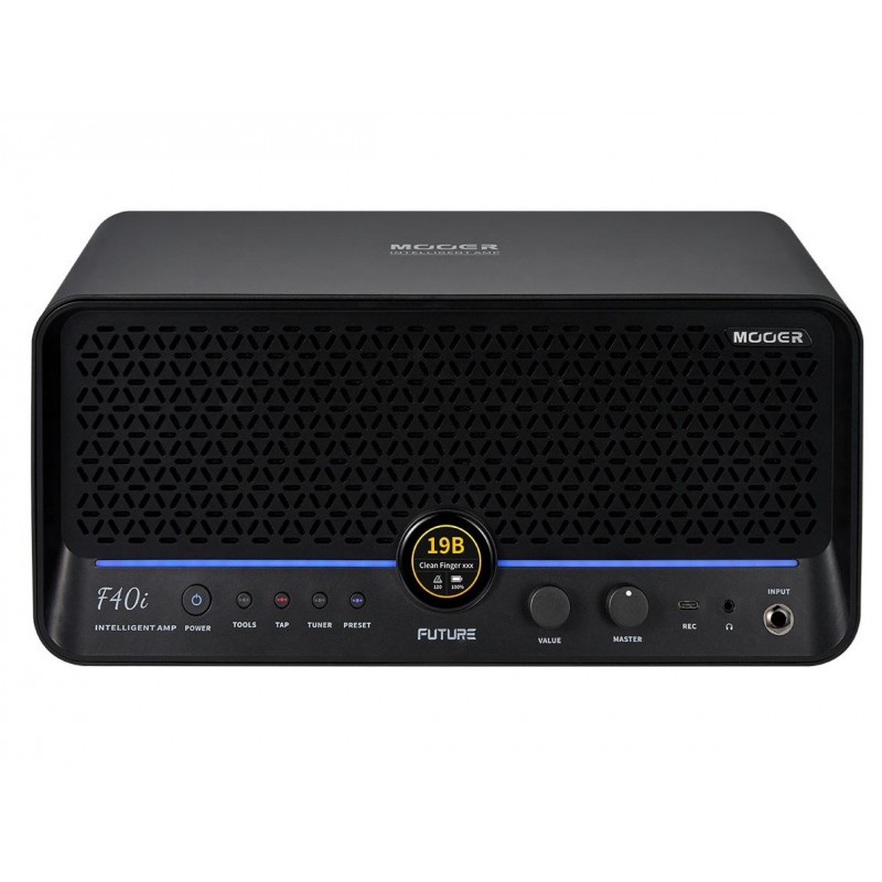 Mooer F40i Multi-Effects & Modeling Guitar Combo, 40 Watt Phantom Black - 1 - Comba gitarowe - 