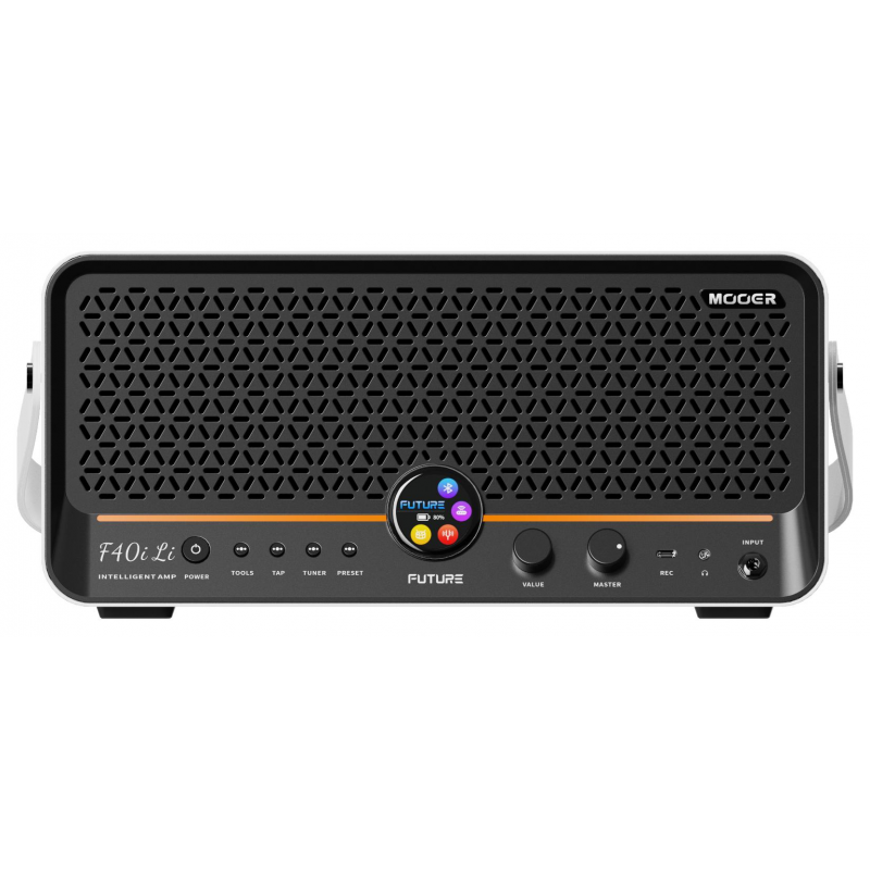 Mooer F40i Li Multi-Effects & Modeling Guitar Combo, 40 Watt, with Battery Snowfall White - 1 - Comba gitarowe - MOOER F40i Li I