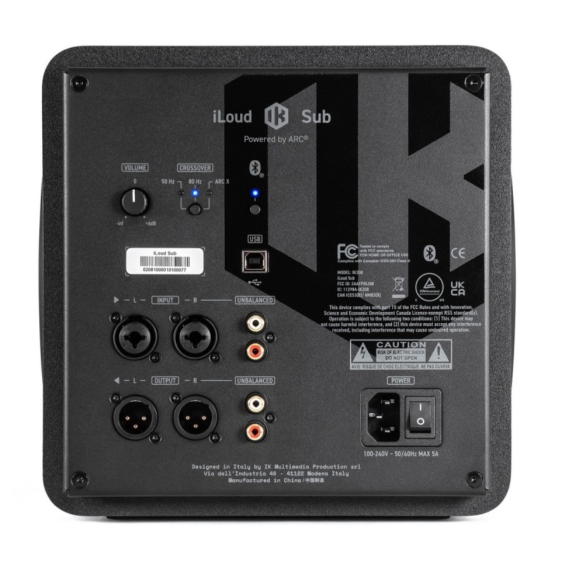 IK Multimedia iLoud Subwoofer Aktywny Subwoofer Studyjny - 3 - Niskotonowe studyjne - Ultrakompaktowy subwoofer aktywny 6.5in., 