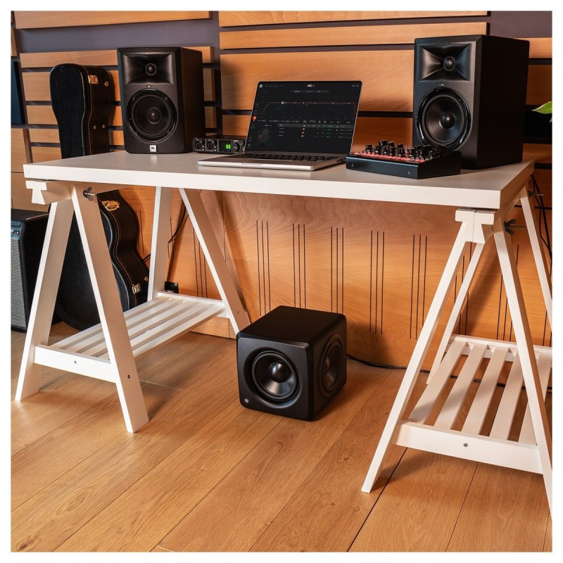 IK Multimedia iLoud Subwoofer Aktywny Subwoofer Studyjny - 13 - Niskotonowe studyjne - Ultrakompaktowy subwoofer aktywny 6.5in.,