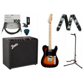 Gitara elektryczna Squier Affinity Tele SB + wzmacniacz 25W + kabel w zestaw