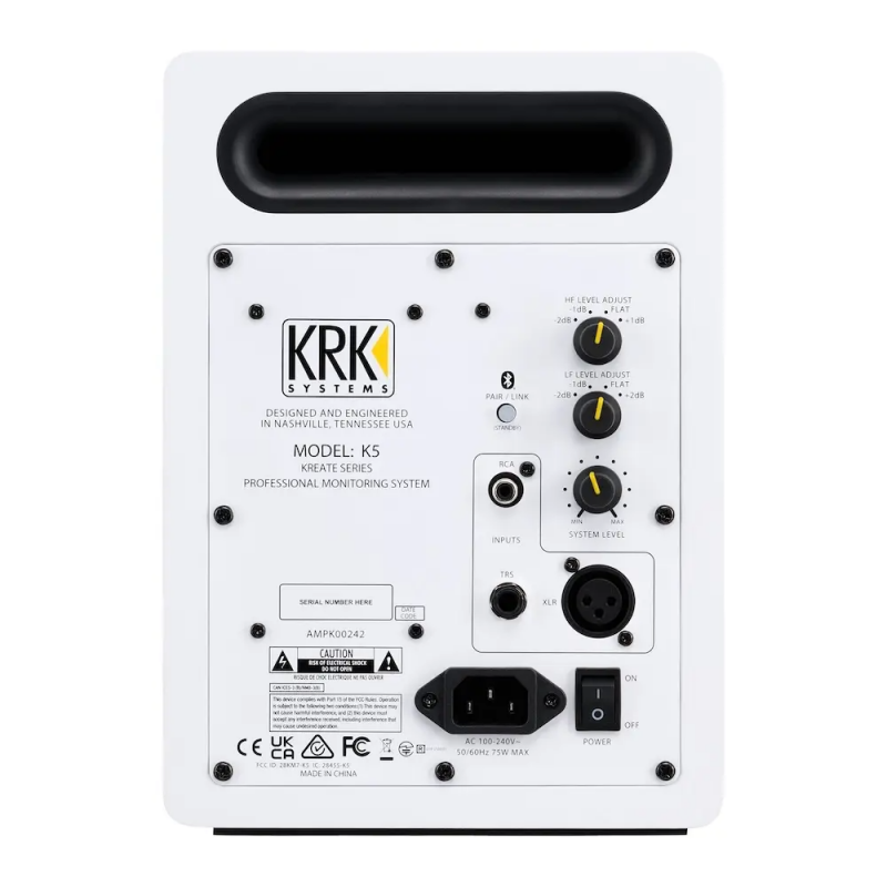 KRK Kreate 5 White - Monitor studyjny - 2 - Monitory studyjne - Monitory studyjne z serii KRK Kreate 5 White (kolor biały) łączą