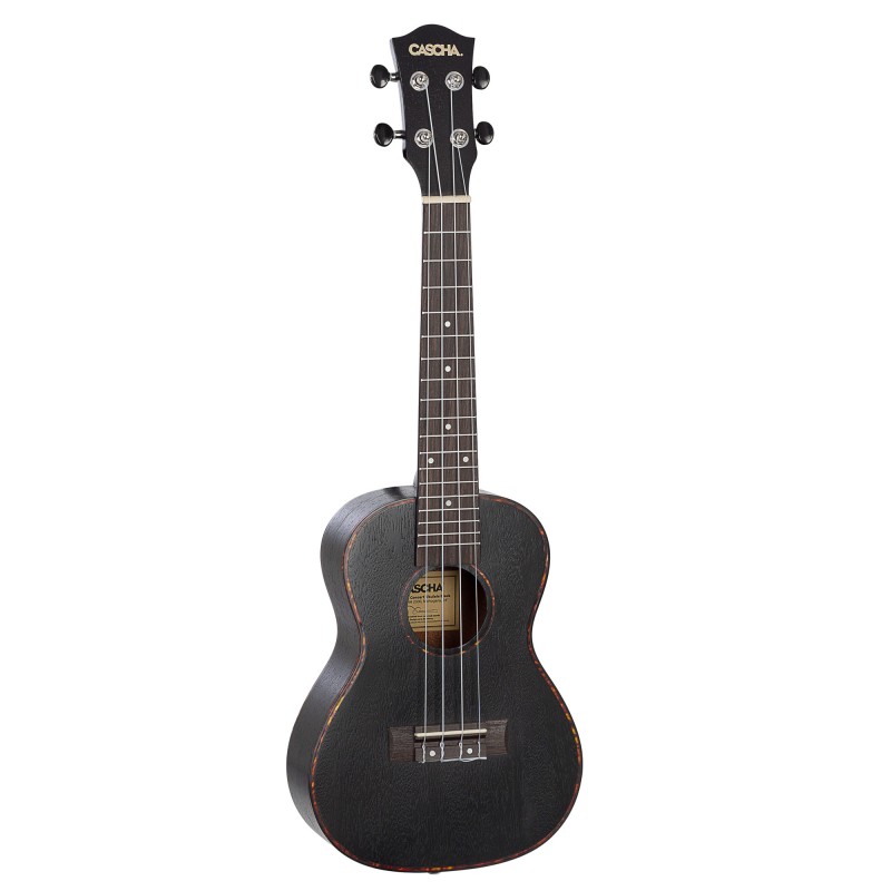Cascha Concert Ukulele Mahogany Black Ukulele koncertowe - 2 - Ukulele - Cascha Concert Ukulele Mahogany Black to eleganckie uku