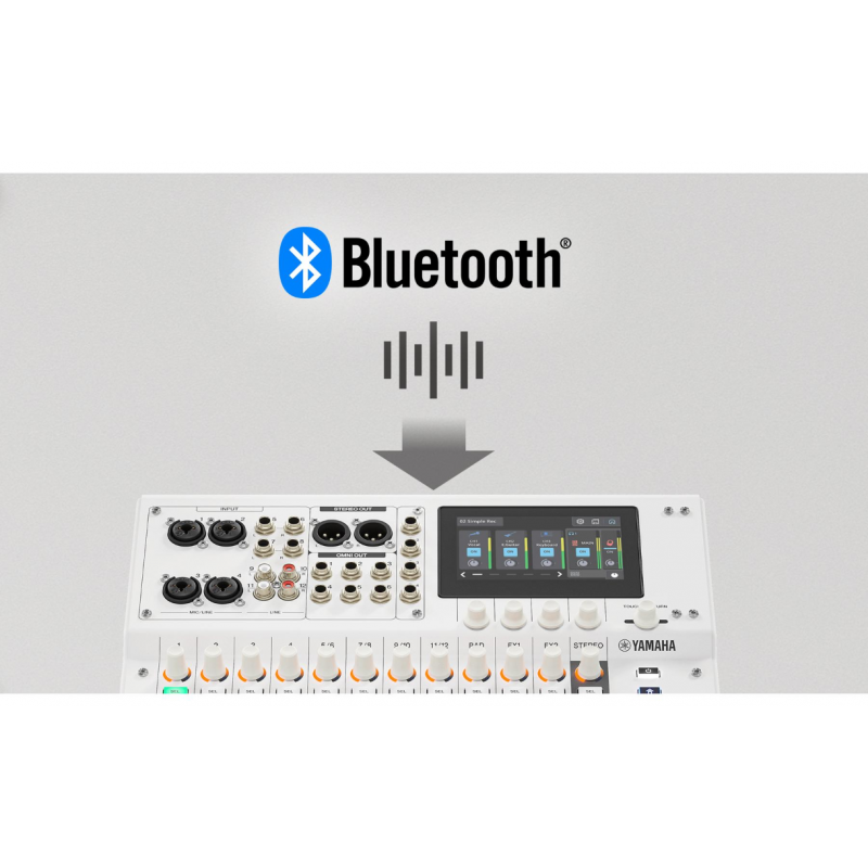 Yamaha MGX12, white Mikser cyfrowy - 7 - Miksery cyfrowe - Yamaha MGX12 White to nowoczesny mikser cyfrowy z 12 kanałami, wysoką