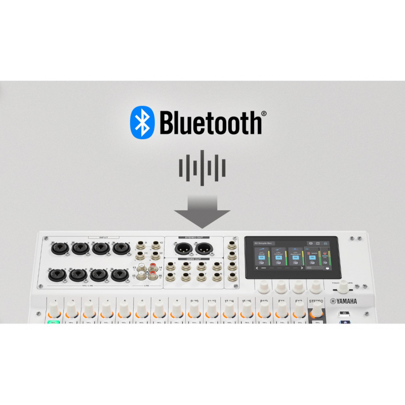 Yamaha MGX16, white Mikser cyfrowy - 5 - Miksery cyfrowe - Yamaha MGX16 White to zaawansowany mikser cyfrowy z 16 kanałami, wyso