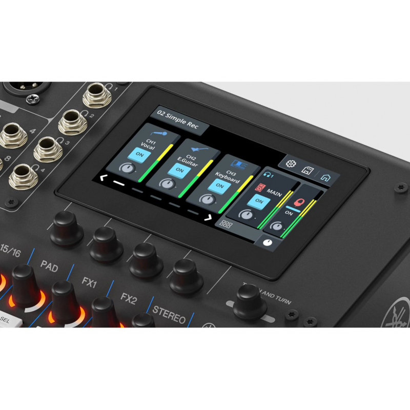 Yamaha MGX16V, black Mikser cyfrowy - 8 - Miksery cyfrowe - Yamaha MGX16V Black to profesjonalny 16-kanałowy mikser cyfrowy z fi