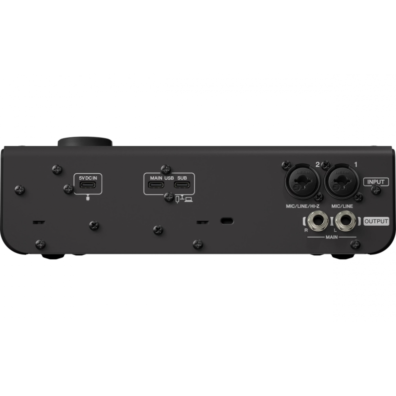 Yamaha URX22 BK Interfejs audio - 6 - Interfejsy audio - Yamaha URX22 BK to kompaktowy interfejs audio USB 2×2 z wysokiej jakośc