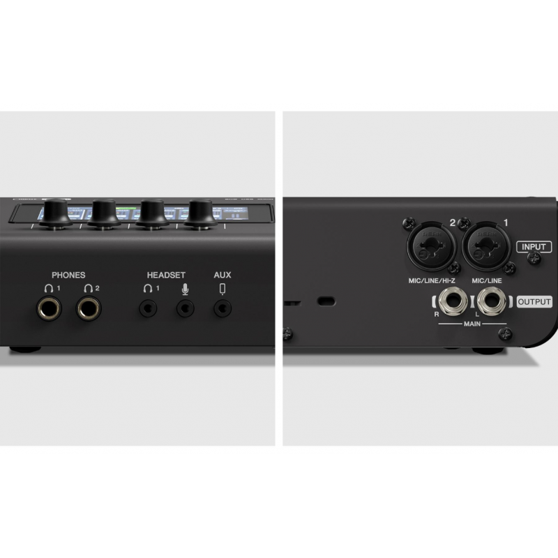 Yamaha URX22 BK Interfejs audio - 8 - Interfejsy audio - Yamaha URX22 BK to kompaktowy interfejs audio USB 2×2 z wysokiej jakośc