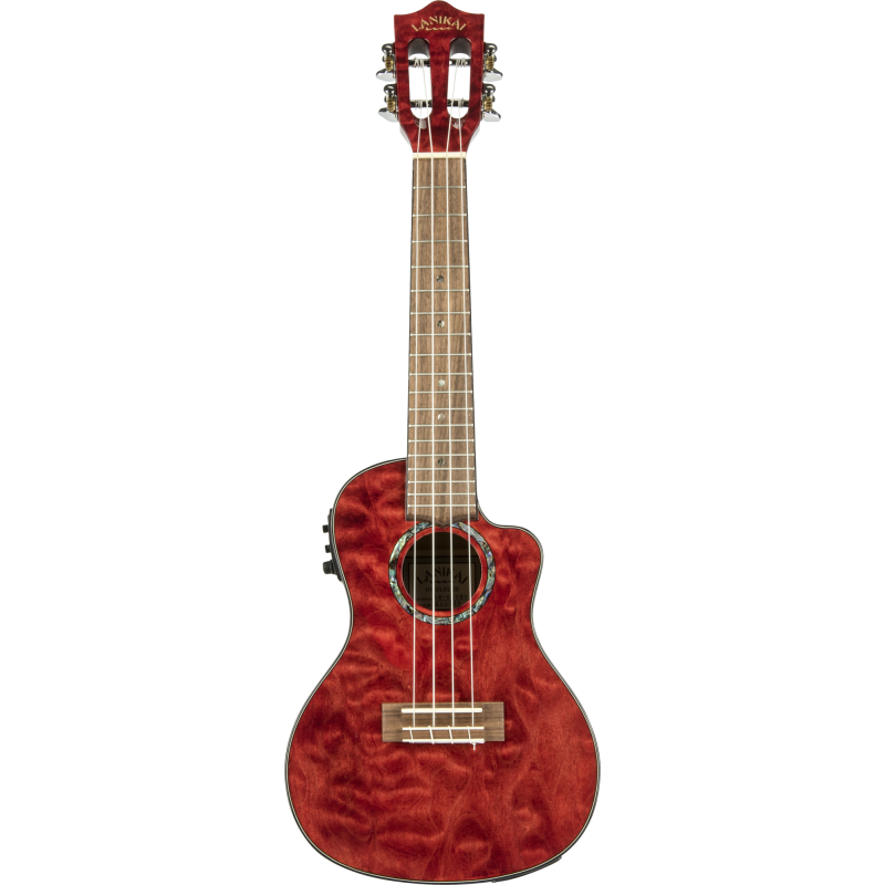 LANIKAI QM-RDCEC - ukulele koncertowe - 1 - Ukulele - LANIKAI QM-RDCEC to stylowe ukulele koncertowe, oferujące ciepłe i pełne b