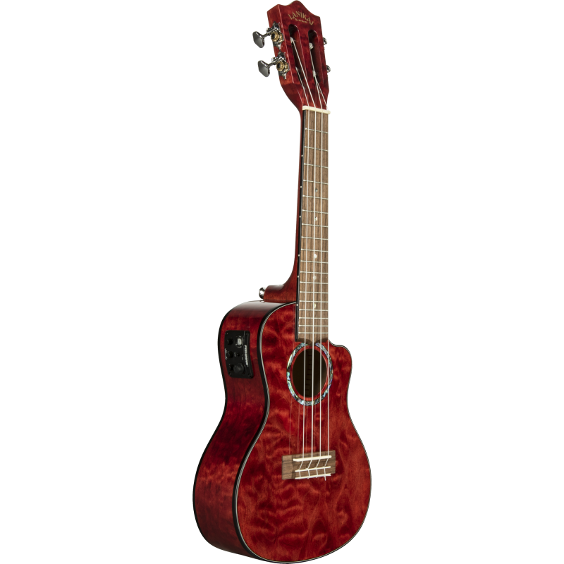 LANIKAI QM-RDCEC - ukulele koncertowe - 3 - Ukulele - LANIKAI QM-RDCEC to stylowe ukulele koncertowe, oferujące ciepłe i pełne b