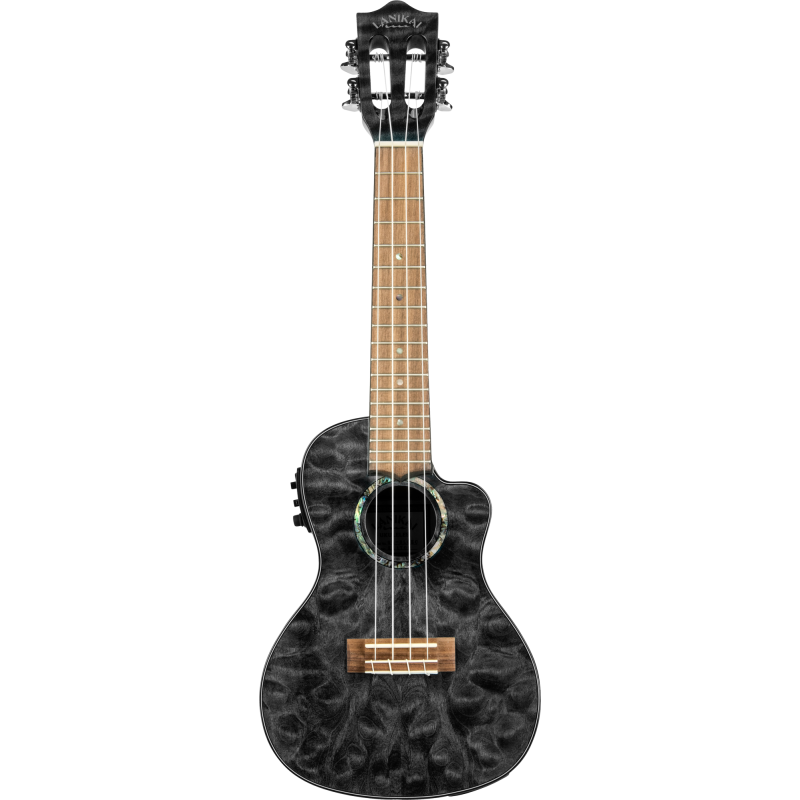 LANIKAI QM-BKCEC - ukulele koncertowe - 2 - Ukulele - LANIKAI QM-BKCEC to stylowe ukulele koncertowe, oferujące ciepłe i pełne b