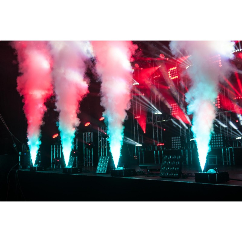 Eurolite NSF-350 LED - wytwornica dymu z efektem LED - 9 - Wytwornice dymu - Hybrydowa wytwornica mgły z wyjściem pionowym i int