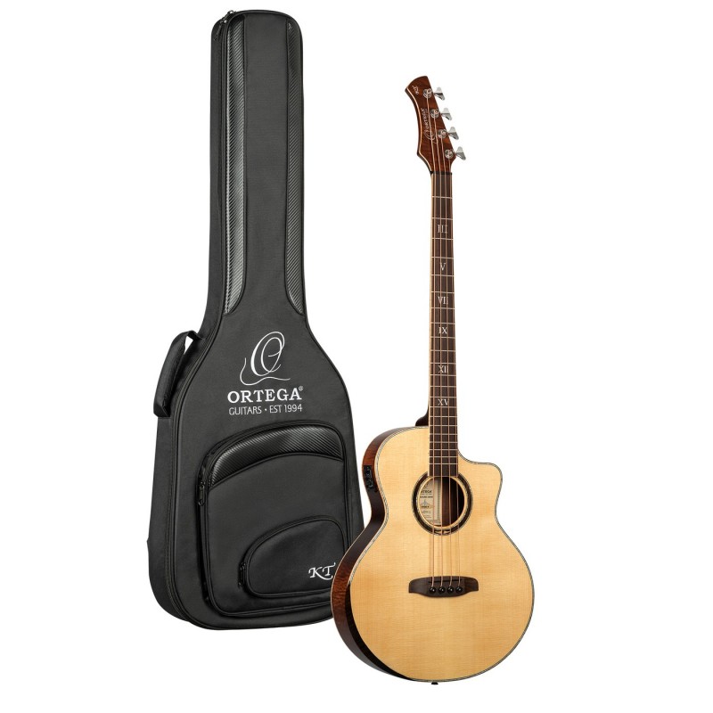 Ortega KTSM2-4 Ken Taylor Signature - Gitara basowa z pokrowcem