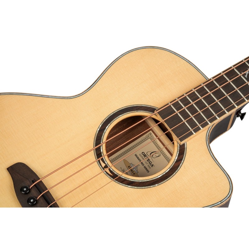 Ortega KTSM2-4 Ken Taylor Signature - Gitara basowa z pokrowcem