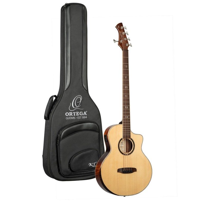 Ortega KTSM2-5 Ken Taylor Signature - Gitara basowa z pokrowcem