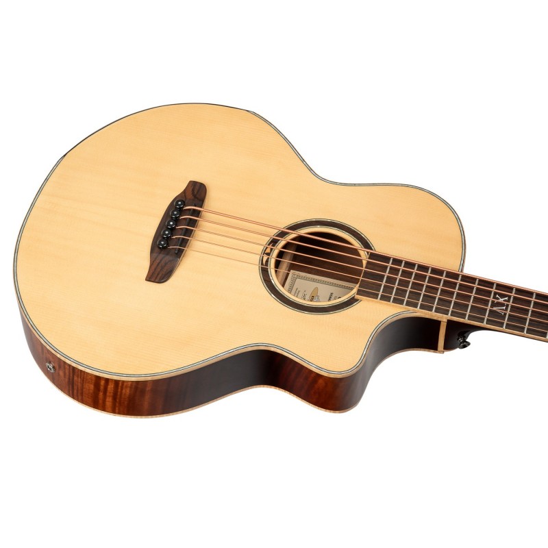 Ortega KTSM2-5 Ken Taylor Signature - Gitara basowa z pokrowcem