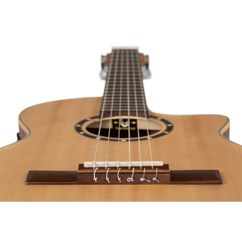 Ortega RCE125-3/4 Family Series - Gitara elektroklasyczna 3/4 z pokrowcem