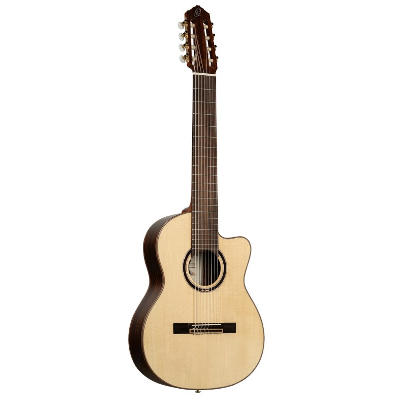 Ortega RCE158RW-8 Performer Series - Gitara elektroklasyczna 4/4 z pokrowcem