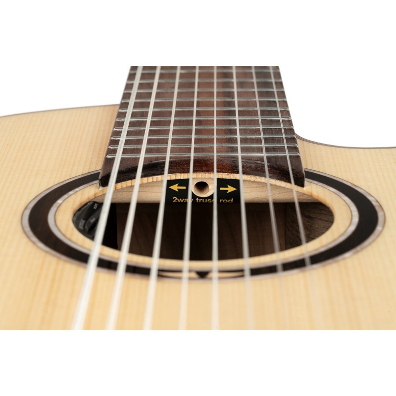 Ortega RCE158RW-8 Performer Series - Gitara elektroklasyczna 4/4 z pokrowcem