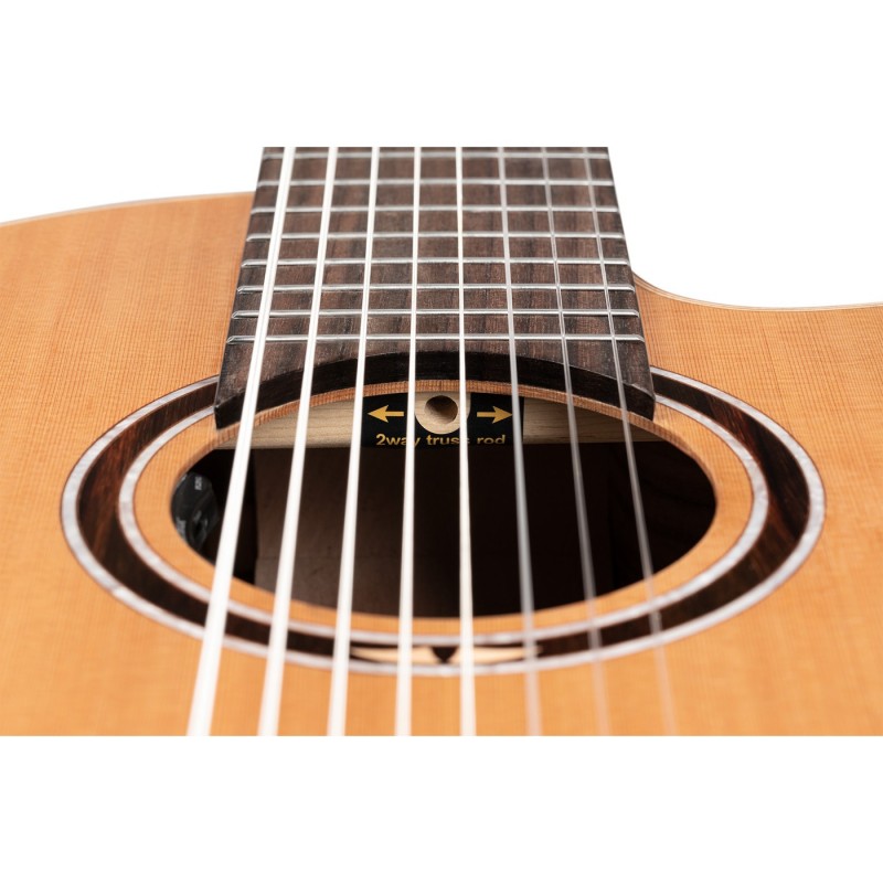 Ortega RCE159RW-8 Performer Series - Gitara elektroklasyczna 4/4 z pokrowcem
