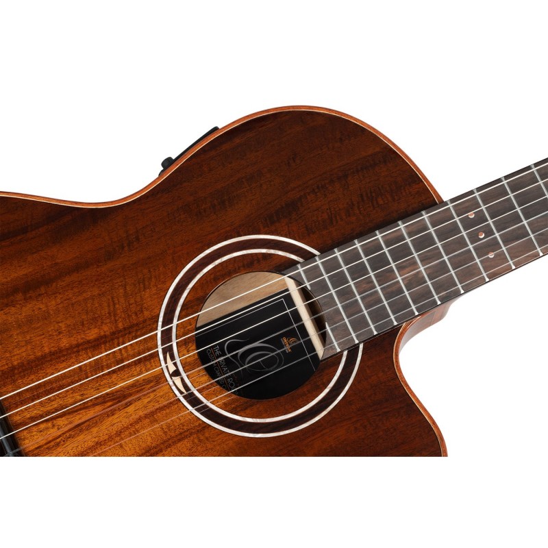 Ortega EXOTICSUITECE The Private Room - Gitara elektroklasyczna 4/4 z pokrowcem