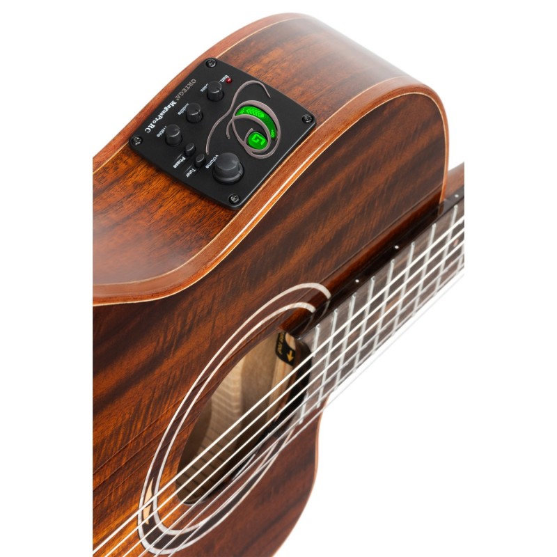 Ortega EXOTICSUITECE The Private Room - Gitara elektroklasyczna 4/4 z pokrowcem