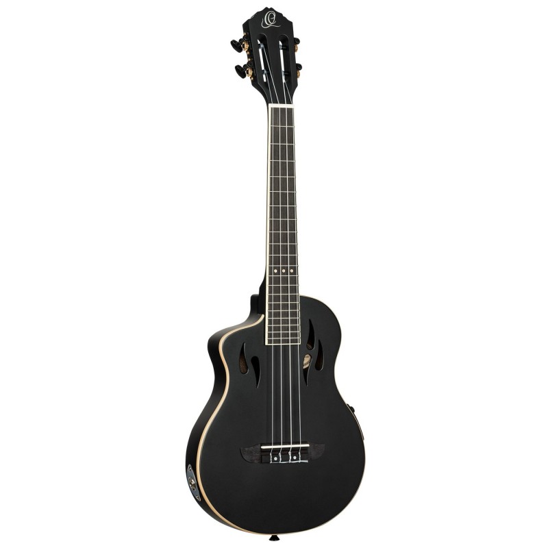 Ortega RTPS-U-SBK-L TourPlayer Series - Ukulele tenorowe leworęczne z pokrowcem