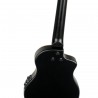 Ortega RTPS-U-SBK-L TourPlayer Series - Ukulele tenorowe leworęczne z pokrowcem