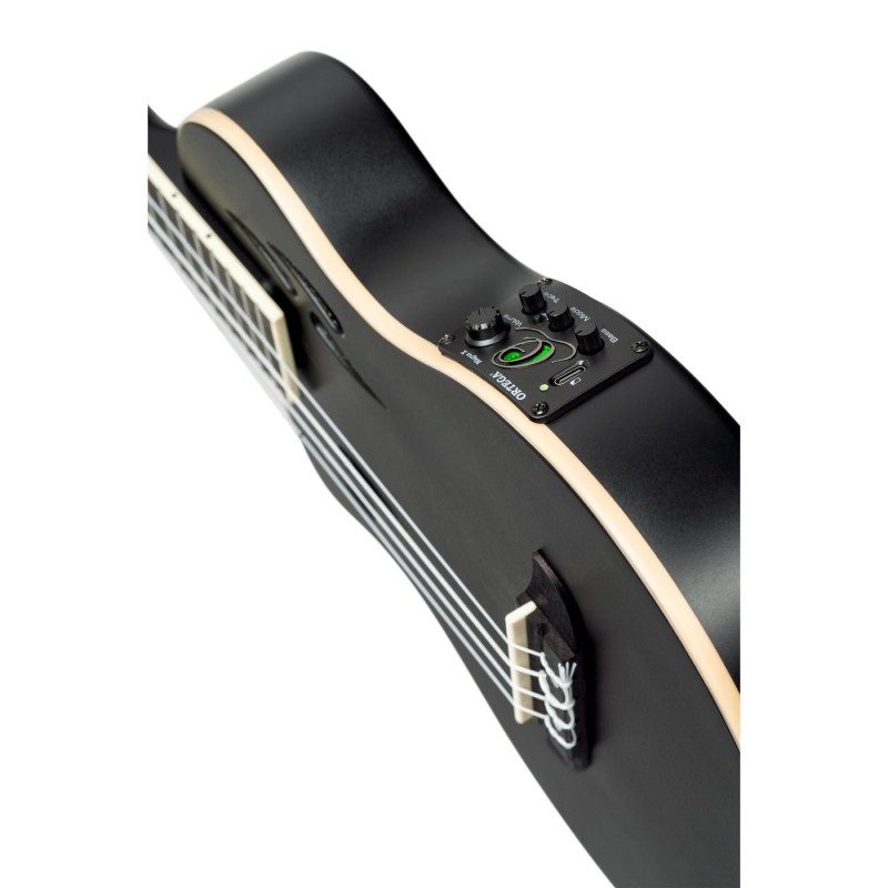 Ortega RTPS-U-SBK-L TourPlayer Series - Ukulele tenorowe leworęczne z pokrowcem