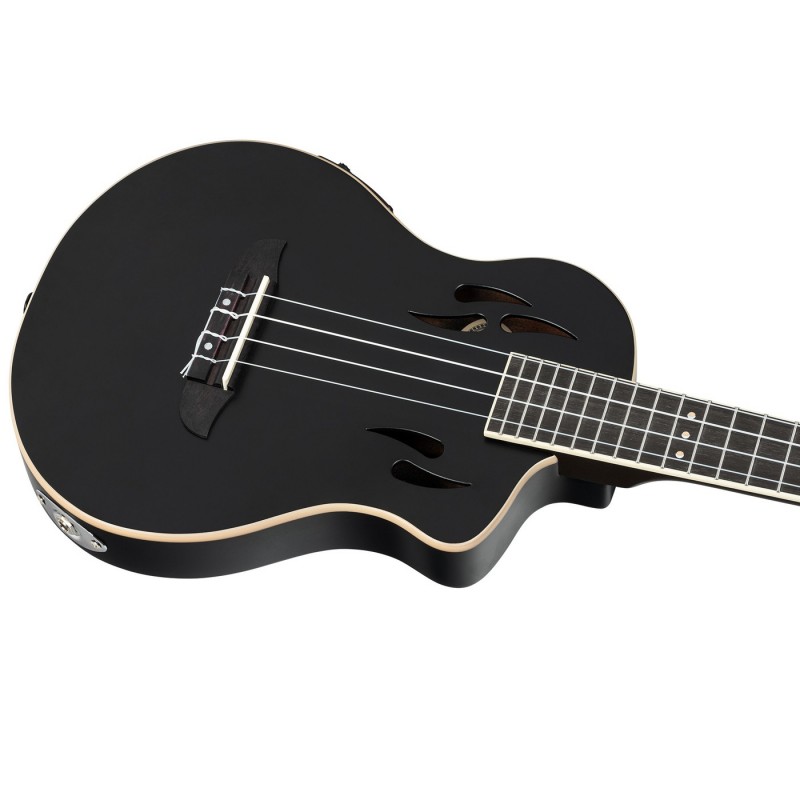 Ortega RTPS-U-SBK TourPlayer Series - Ukulele tenorowe z pokrowcem