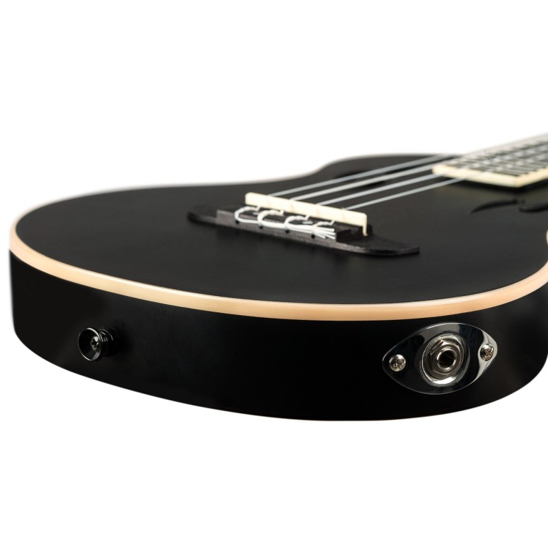 Ortega RTPS-U-SBK TourPlayer Series - Ukulele tenorowe z pokrowcem