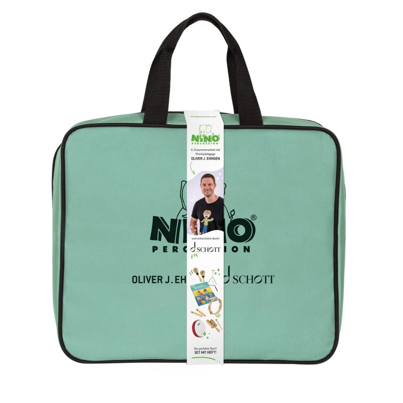 NINO Percussion NINOSET-SPS+B School Percussion Instrument Set - Zestaw przeszkadzajek