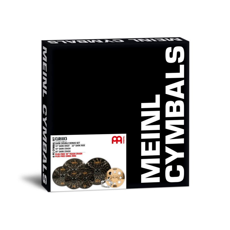 Meinl Cymbals CCD5802 Classics Custom Dark - Zestaw talerzy perkusyjnych