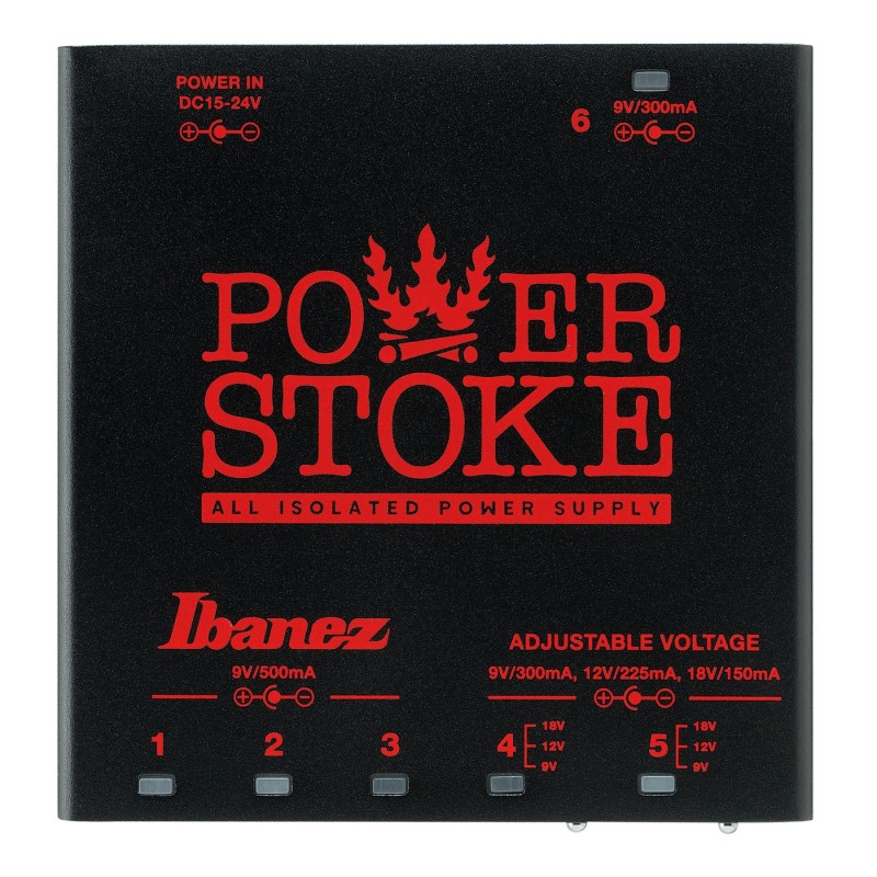Ibanez PWRS6 - Zasilacz do efektów na 6 wyjść