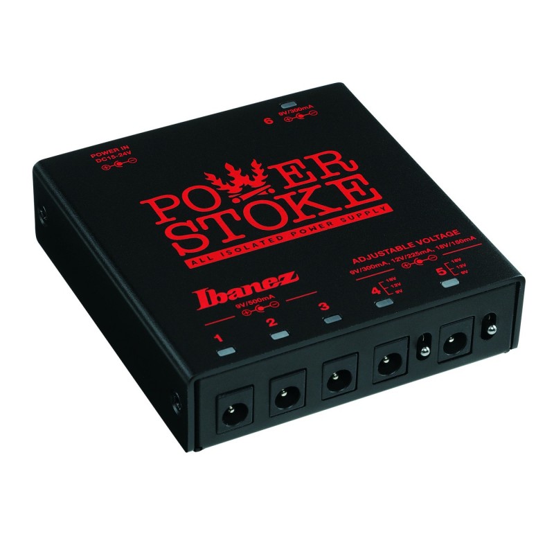 Ibanez PWRS6 - Zasilacz do efektów na 6 wyjść