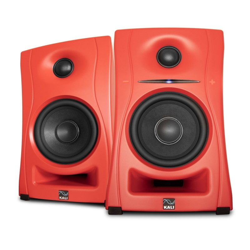 Kali Audio LP-UNF Modjave Red - Para monitorów odsłuchowych, czerwone - 1 - Monitory studyjne - Kali Audio LP-UNF Modjave Red to