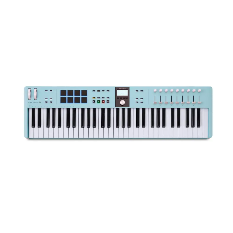 Arturia KeyLab Essential 61 mk3 Aquamarine - klawiatura MIDI - 1 - Klawiatury, Kontrolery MIDI - Klawiatura sterująca KeyLab Ess