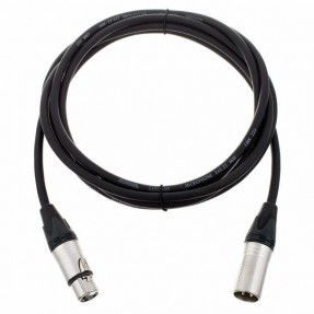 Cordial CTM 3 FM-BK kabel mikrofonowy 3m - 1 - Kable mikrofonowe - Profesjonalny kabel mikrofonowy Cordial CTM 3 FM-BK XLR żeńsk