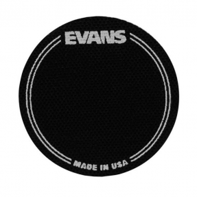 Evans EQPB1 łatka do bębna basowego Black Nylon - 1 - Akcesoria perkusyjne - Czarna, antypoślizgowa, elastyczna łatka z nylonu, 