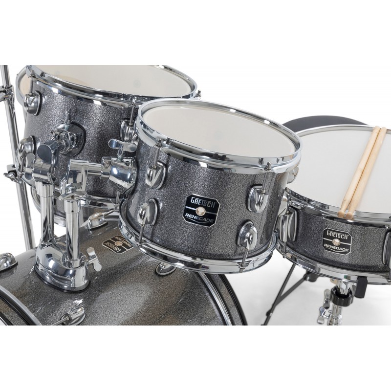 Gretsch GR801.032 Drumset Renegade Grey Sparkle Zestaw perkusyjny Perkusja akustyczna - 6 - Perkusje akustyczne - Perkusja akust