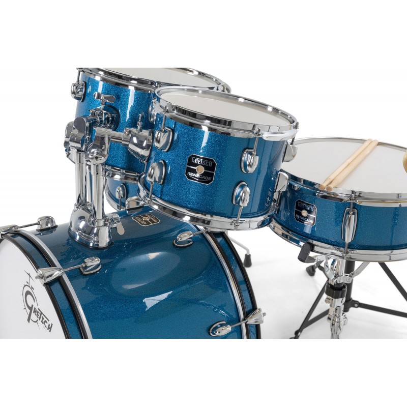 Gretsch GR801.036 Drumset Renegade Blue Sparkle Zestaw perkusyjny Perkusja akustyczna - 4 - Perkusje akustyczne - Perkusja akust